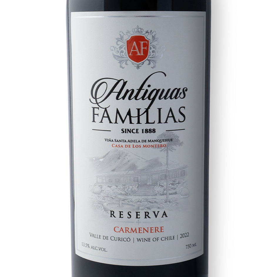 Antiguas Familias Carmenere 2022 Reserva 6 Unidades