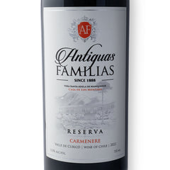 Antiguas Familias Carmenere 2022 Reserva 6 Unidades
