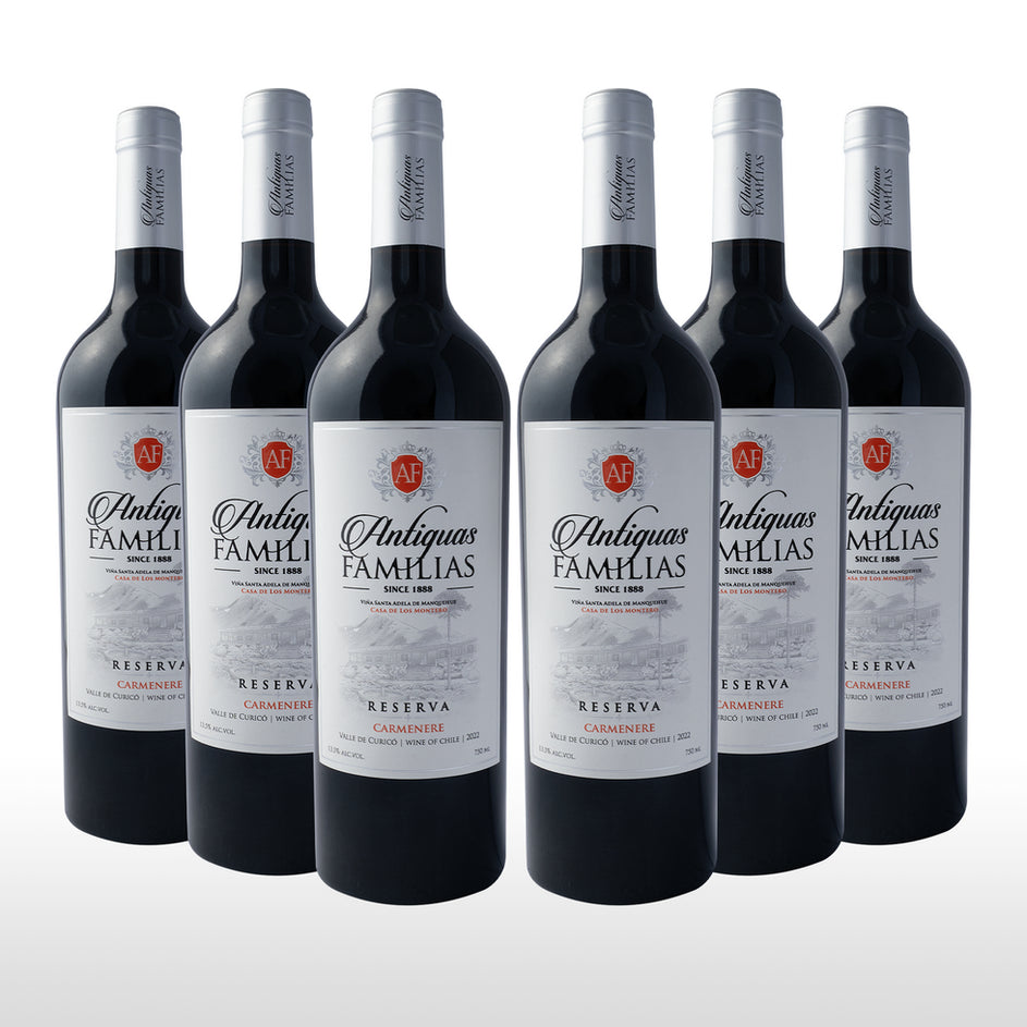 Antiguas Familias Carmenere 2022 Reserva 6 Unidades
