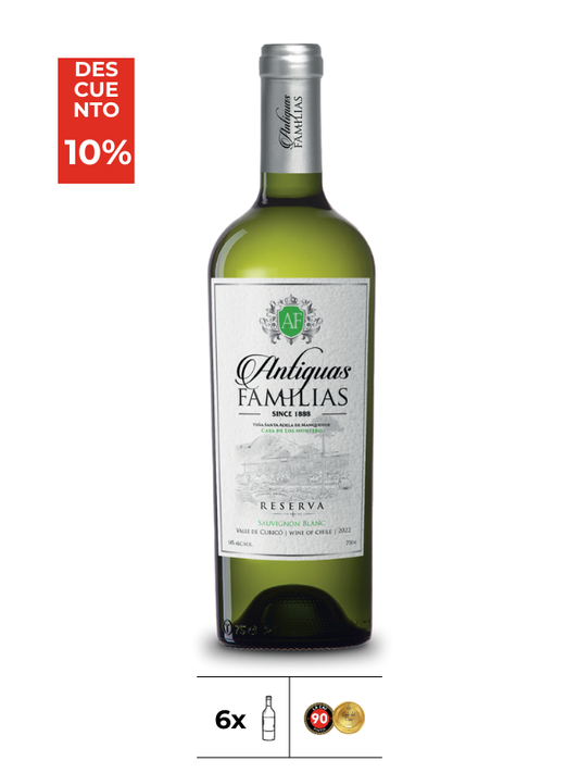04. Antiguas Familias Reserva Sauvignon Blanc 2022 x 6 Unidades